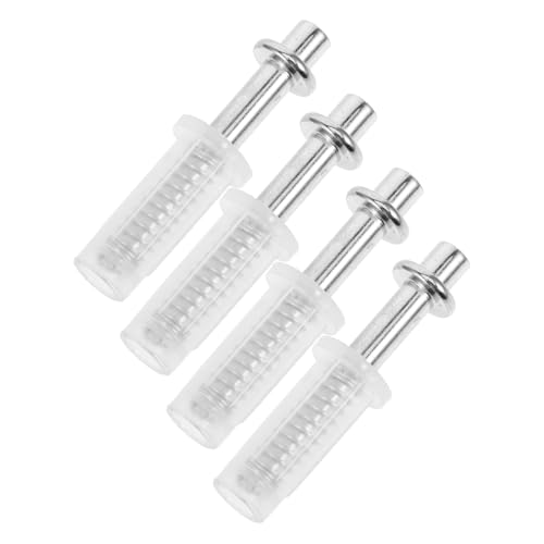 Kit de Herrajes para Puertas Plegables 4 Piezas Duraderas Pivotes Superiores para Puertas de Clóset Fácil Instalación Reparación de Puertas Plegables Compatible con Puertas Correderas miniatura 1