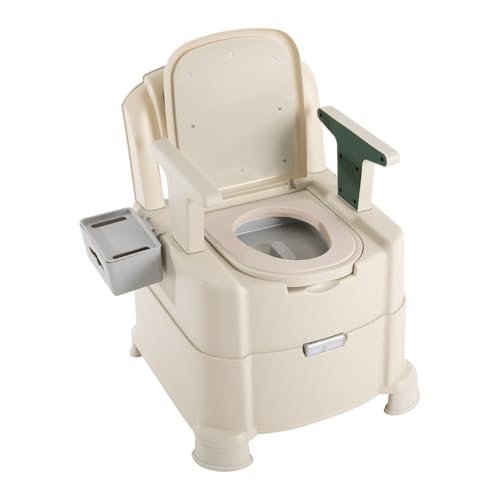 Bedside Commode,Upgraded Safety Commode Toilet,with Sensory Light Pir Human Body Sensing Function,TPE Non-Slip,for Pregnant Women, Patients, The Elderly People with Disabilities(18.82 Inches)