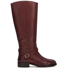 Frye Melissa Belted Riding Boot for Women, Mid-Calf Style, Premium Leather, Elegant Buckle Design, Comfortable Fit