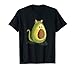 T-Shirt Avocado | Kawaii Katze Comic Veganer Motiv T-Shirt
