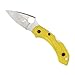 Spyderco Dragonfly 2 Salt Folding Pocket Knife with 2.2' H-2 Steel Blade and FRN Handle - EDC Knife for Men and Women, Perfect for Hunting, Tactical, Camping, Survival, Hiking - PlainEdge - C28PYL2