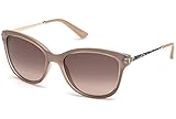 Protective case included Guess GU7469 57F 56 Monturas de Gafas, Beige (Beige LucMarrone Grad), 56.0 Unisex Adulto