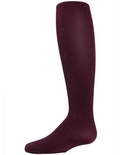 MeMoi Girls' Metallic Shimmer Opaque Tights3