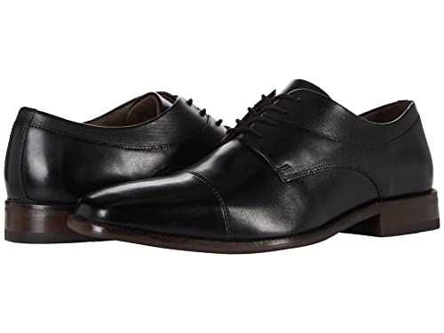 Johnston & Murphy Archer Cap Toe Black 9.5 D (M)