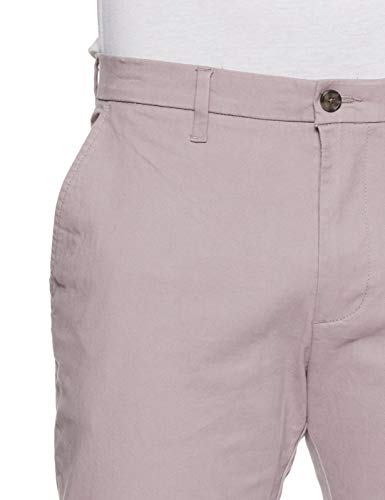 Image of Marks & Spencer Mens Solid Mid Rise Slim Fit Chinos