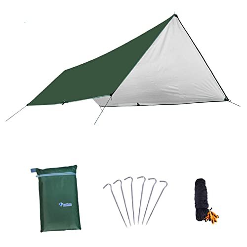 BESPORTBLE Large Oxford Cloth 3x6m Tent Footprint Sunshade Canopy for Camping Tent Beach Picnic Pad Rainproof Groundsheet Random Color