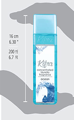 KIFRA OCEAN Konzentriertes Wäscheparfüm Tropfen 200ml 80 Waschgänge langanhaltender Wäscheduft