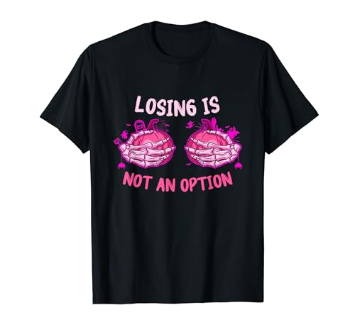 Esposa rosa con cáncer de mama de Halloween ¿Tengo rosa? Camiseta