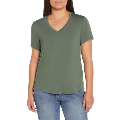 GAP Womens Favorite V-Neck Tee T-Shirt Endive Green M