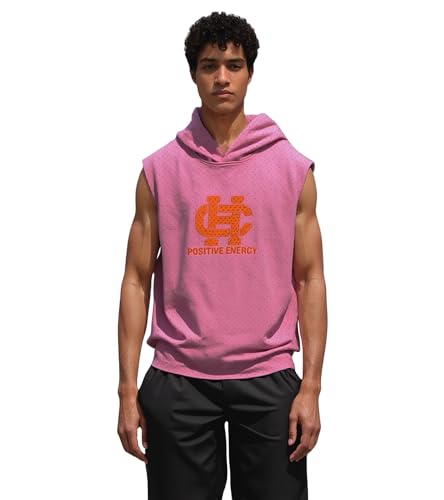 Image of Jigfar Men's Glitter Rhinestone Print Fashion Casual Hipster Stylish Urban Streetwear Hip-Hop Tank Top Y2K Sleeveless T-Shirt