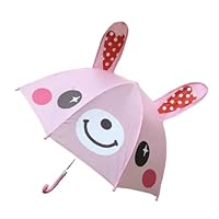 QXWD Children's Cartoon Cute Princess Stereoscopic Boys and Girls Baby Design Umbrella