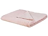 Photo Gallery beliani coperta plaid copriletto rosa soffice camera da letto 180 x 200 cm Photo Gallery beliani coperta plaid copriletto rosa soffice camera da letto 180 x 200 cm