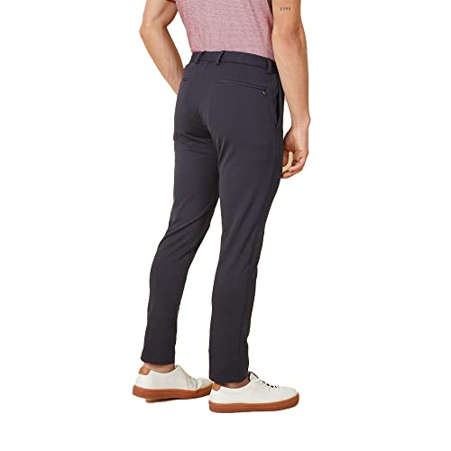 Image of Siea Casual Solid Khakis in Brown