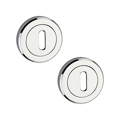 ALLEN & ALVAN® - Rosaces standard - Finition chrome poli - 1 paire Cover
