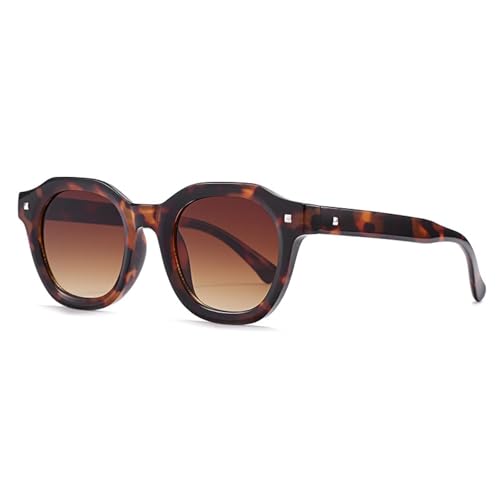 Monture de lunettes rétro ronde pour en finir avec la fatigue oculaire et les rayons UV