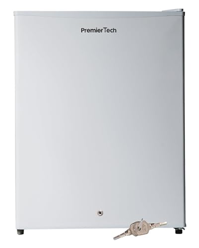 Premiertech Mini Frigo Bianco Con Chiave 58 Litri Frigorifero Hotel Ufficio Casa Classe Energetica E Libera Installazione Pt-F60K