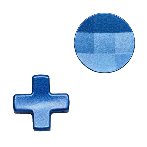 Image of 2 in 1 D-Pads for Xbox Elite 2 Core Controller Stainless Steel D-Pads for Xbox One Elite Series 2 Controller D-Pads Replacement for Xbox One Elite Series 1 Controller (Blue)