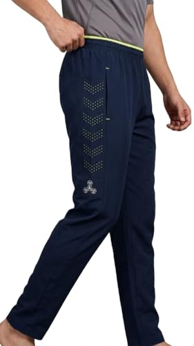 Image of Prince Sports Men's Chevron Pattern Track Pant | Sports, Gym & Casual Wear Lower for Men
