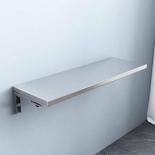 Table murale pliable en acier inoxydable idéale pour optimiser votre petit balcon urbain - 4