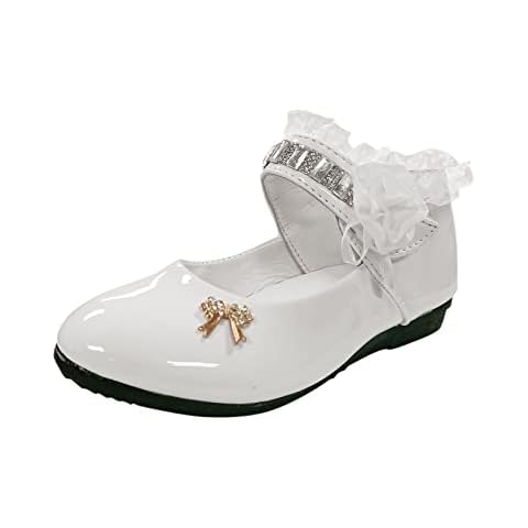 Soft Sole Leather T-Strap Shoes for Girls Cover