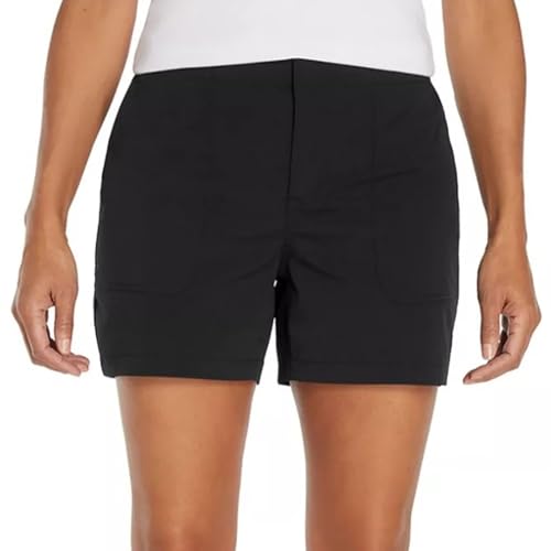Eddie Bauer Women’s Regular Fit Lightweight Hiker Short (Black,4)