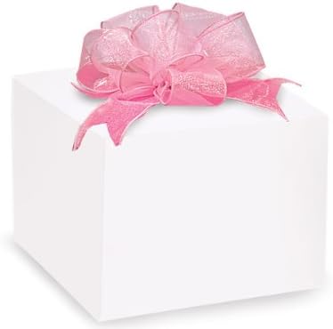 White Recycled Gloss 24" x 85'Solid Color Gift Wrap Cutter Box (2 Unit, 1 Pack per Unit.)