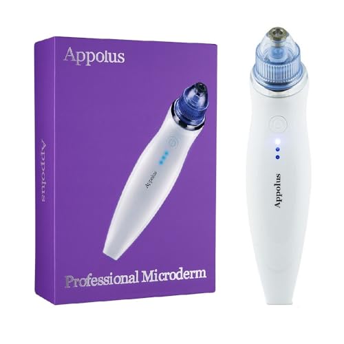 Wrinkle and Anti-Aging Device Wand Machine for Face & Neck - Appolus Microdermabrasion & Light Therapy Tool - Skin Tightening - Wrinkle Reducing - Jawline Definition