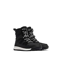 Sorel Unisex Kids Whitney 2 Plus Lace Wp Casual Winter Boots, Black Black 2023, 13 UK