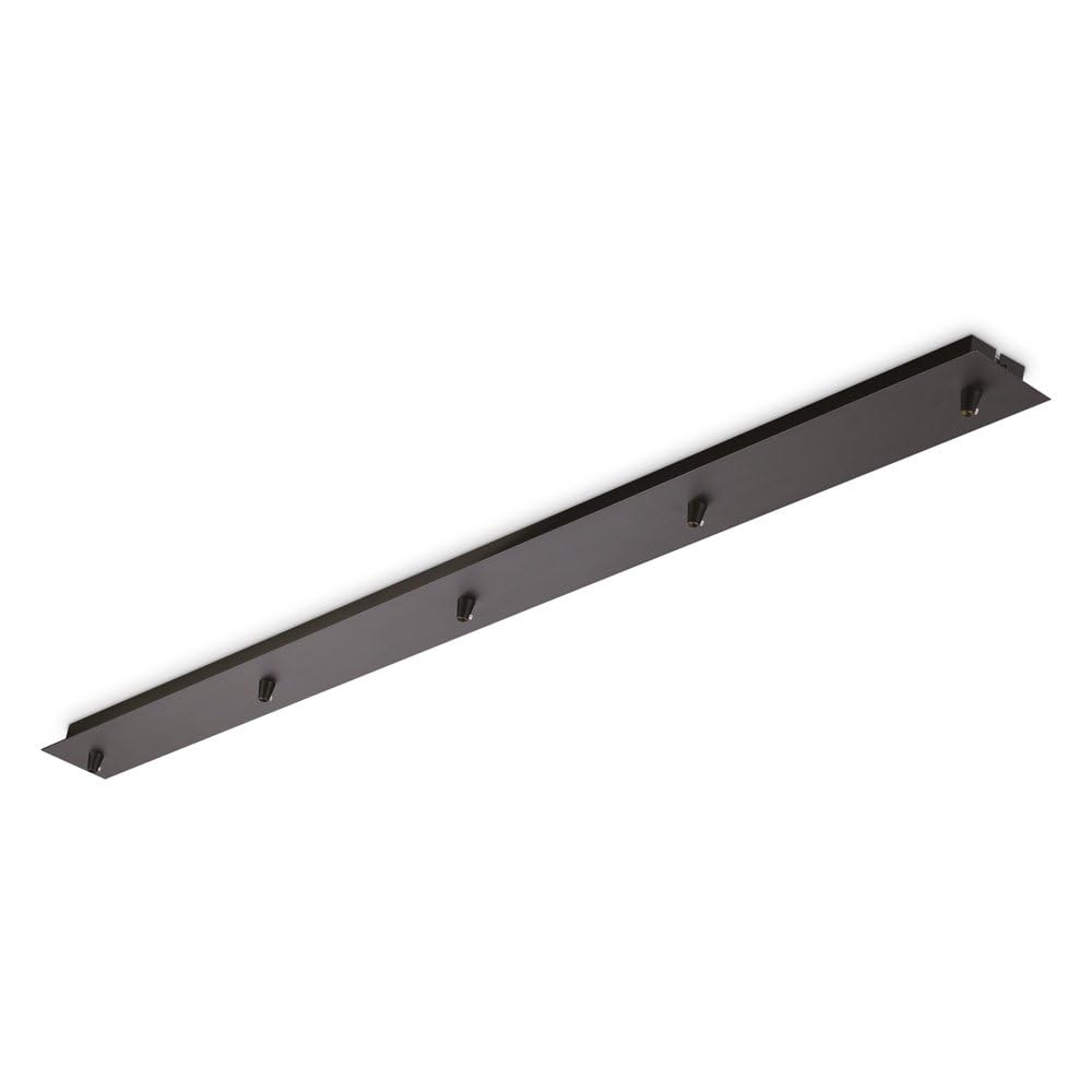 IDEAL LUX ROSONE LINEARE 5 LUCI Nero Lampada 285702