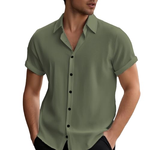 Chemise poitrine sport confortable et haut de coupe droite pour homme