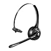 Bluetooth Headset, TECKNET Wireless On Ear Headphones with Noise Cancelling Microphone for Trucker, Hand Free Wireless…