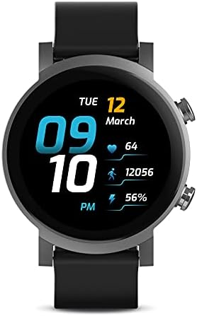 Ticwatch E3 Smart Watch Wear OS by Google for Men Women Qualcomm Snapdragon Wear 4100 Platform Health Monitor Fitness Tracker GPS NFC Mic Speaker IP68 Waterproof iOS Android Compatible