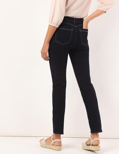 Image of Marks & Spencer Womens Light Wash High Rise Straight Fit Jeans