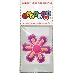 Dial Shoe Pink \u0026 Purple Flower Charm 