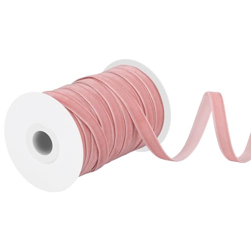 woric Pink Velvet Ribbon 3/8 Inch 30 Yards Vintage...