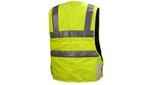 Pyramex Cv200M Cooling Vest - Lime - Size Medium-Extra Large, Gray #TOP1