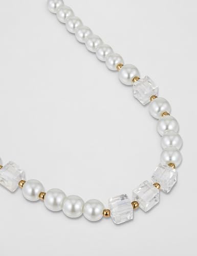 Image of Rubans Pearl Necklace Set Traditional Statement Jewellery Gift for Women & Girls