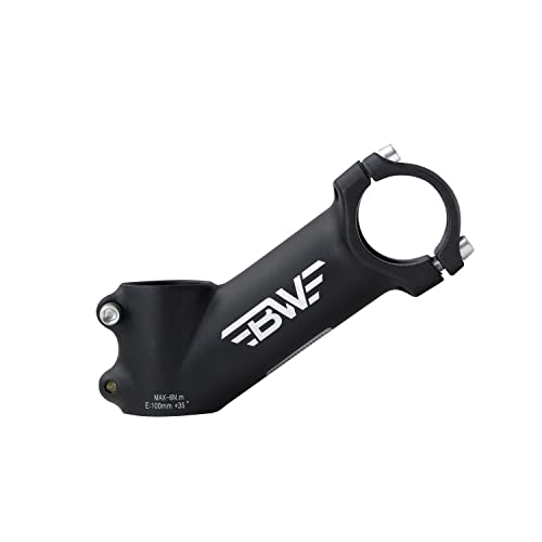 BW USA Bicycle Handlebar Riser Stem – 31.8mm Clamp Size x 100mm Length x 35 Degree Angle