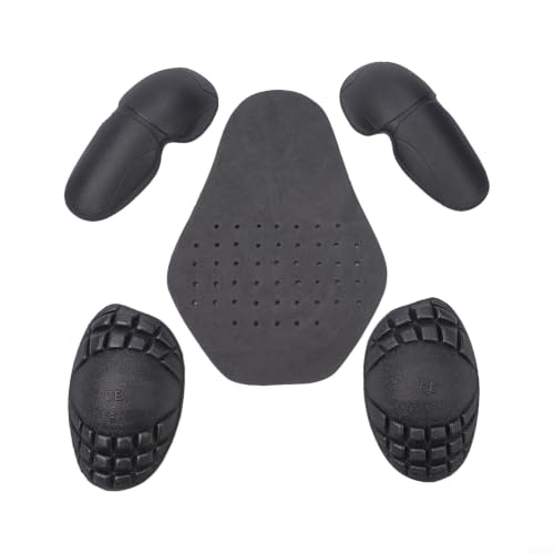 Espalda hombro codo protección EVA para chaqueta de moto con insertos negros de recambio 2