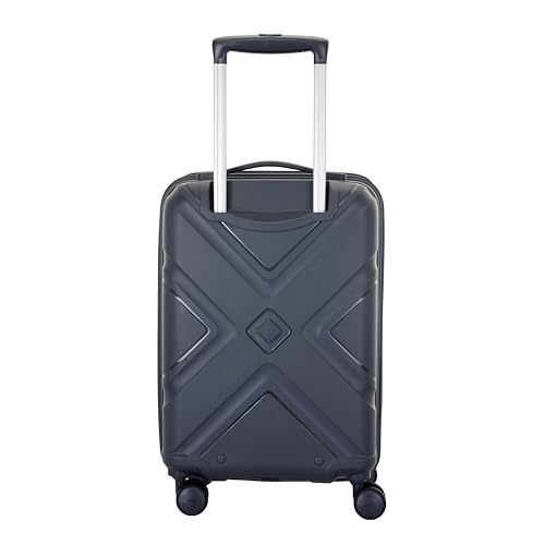 Image of American Tourister Krossplus 55 CM Small with TSA Lock & 8 Wheels Hard PC Spinner Cabin Luggage /Lightweight Suitcase for Travel /Trolley Bag for Travel /Travel Bag with Double Spinner Wheels- Black