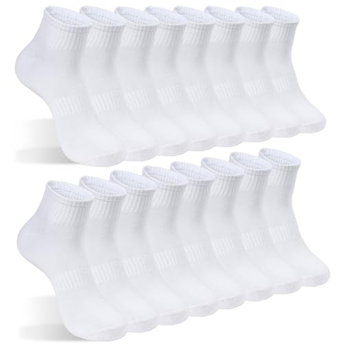 8-20 Pairs Mens Ankle Socks Athletic Running Low Cut Socks Men Performance Wicking Sport Sock