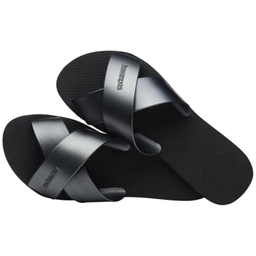 Havaianas Women's Aqua Metallic Sandal Black Flip-Flop4