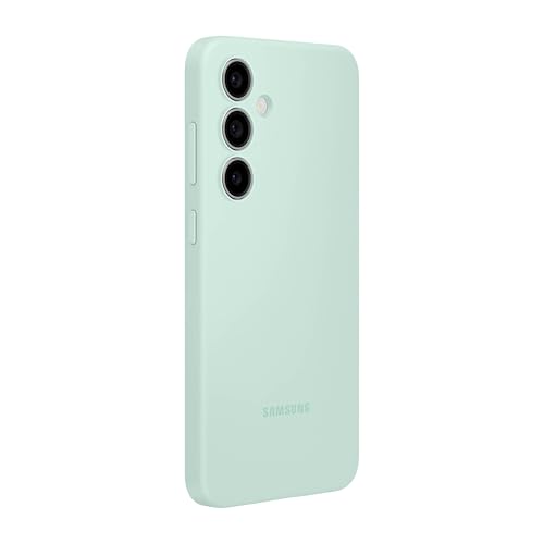 Image of Samsung Galaxy S24 FE Silicone Phone Case, Protective Cover with Color Variety, Smooth Grip, Soft and Sleek Design, Seamless Fit, US Version, Mint