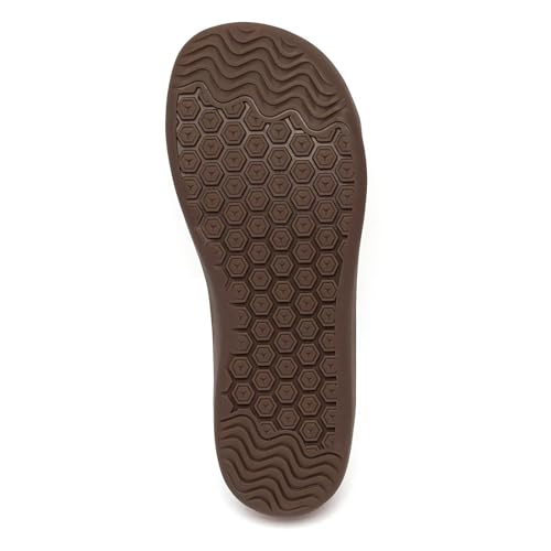 HOBIBEAR Leather Barefoot Shoes Lightweight Wide Toe Box Zero Drop Slip-on Shoes for Men4