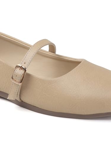 Image of TRYME Trendy Comfortable Mary Jane Ballet Bellies Shoes for Women and Girls