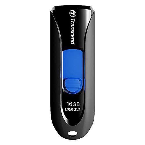 Transcend JetFlash 790 16GB USB3.0 Flash Drive - up to 90MB/sec - Retractable USB Connector