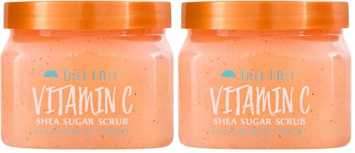 Image of Tree Hut Vitamin C Sugar Scrub | 18 oz | Ultra Hydrating | Nourishing | Pack of 2