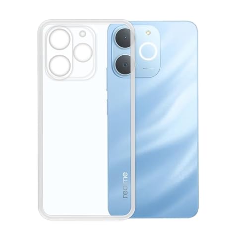 Image of COVERBLACK Flexible Rubber Case Back Cover Compatible for Realme NARZO 80Lite 4G - Transparent