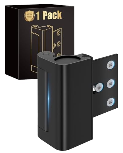 Home Security Door Reinforcement Lock - Child Proof Door Locks for Kids Safety Withstand 800lbs Metal Front Door Child Safety Lock Add High Security Door Latch Lock to Guard Home for Inside Swing Door