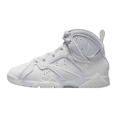 Jordan 7 Retro Little Kids' Shoes (DV2257-400, Cobalt Bliss/White/Sail) Size 11